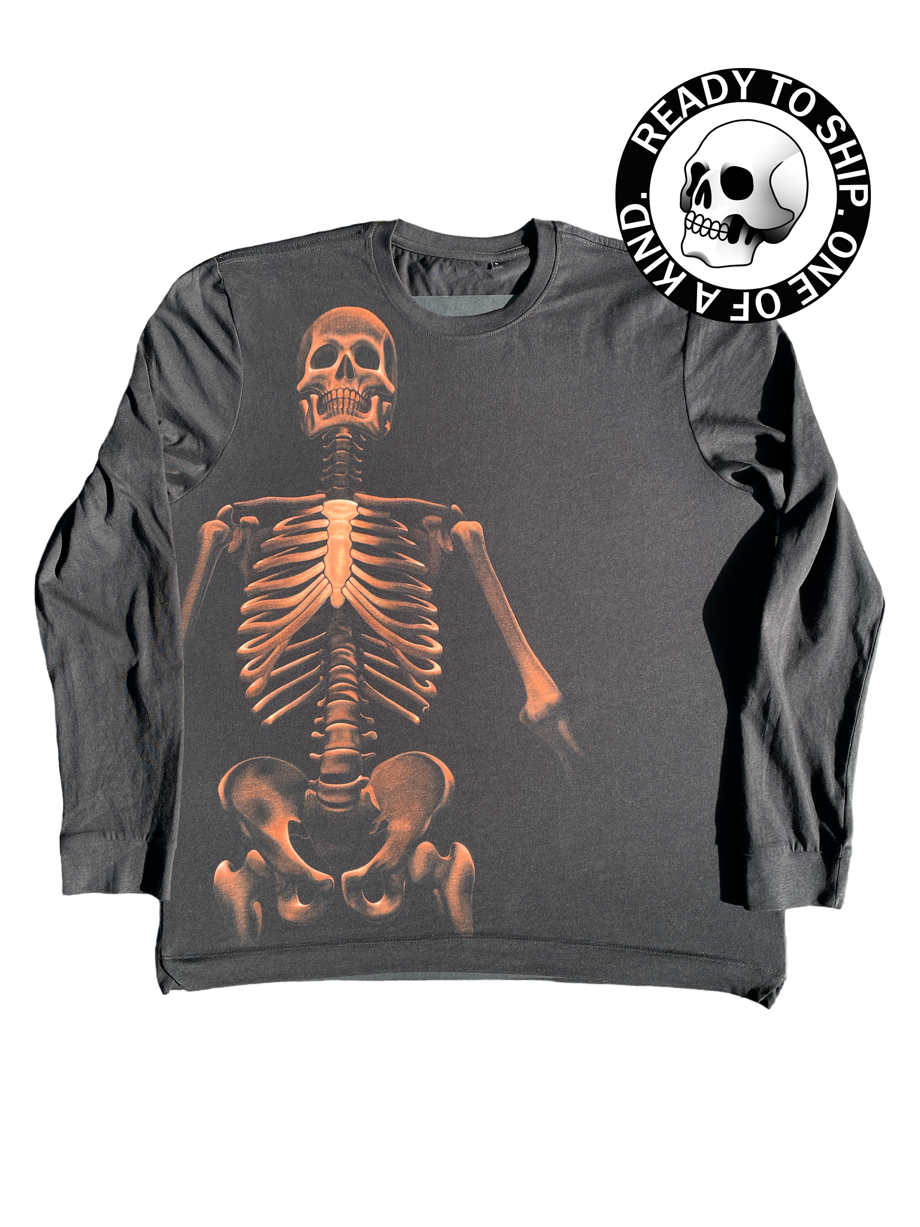 Skeleton long sleeve T-shirt