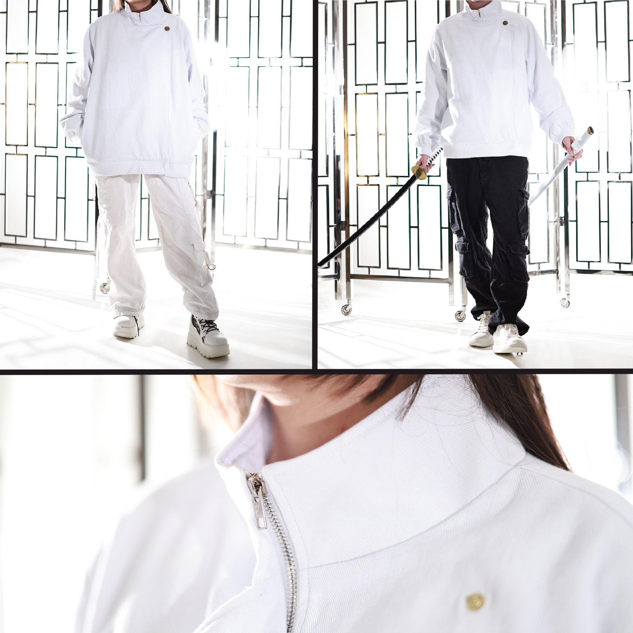 White Tokyo High Jacket