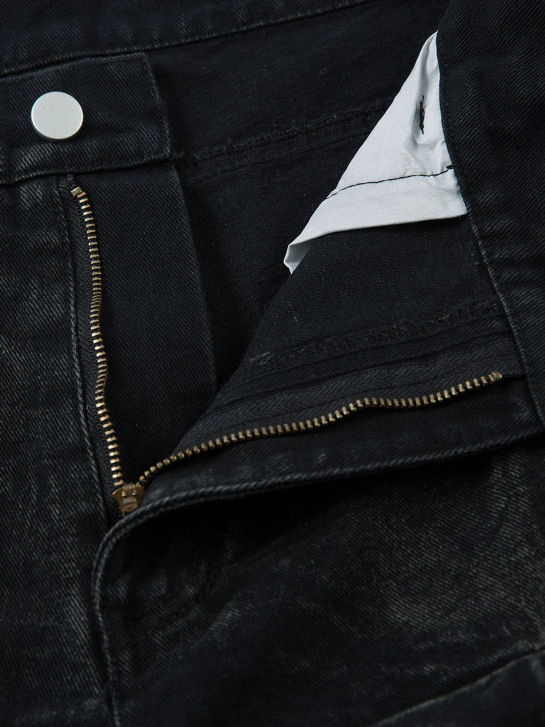 Vintage Pleated Wash Jeans