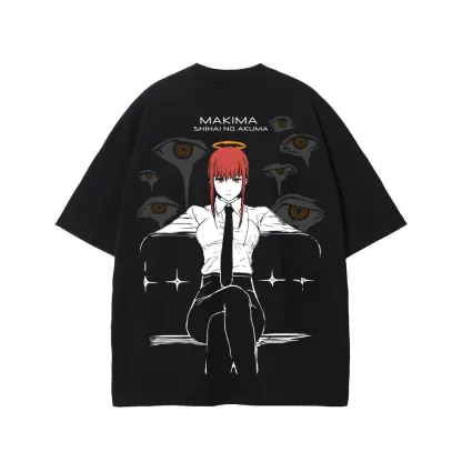 T-Shirt Oversize | Makima 2.0 | Chainsaw Man