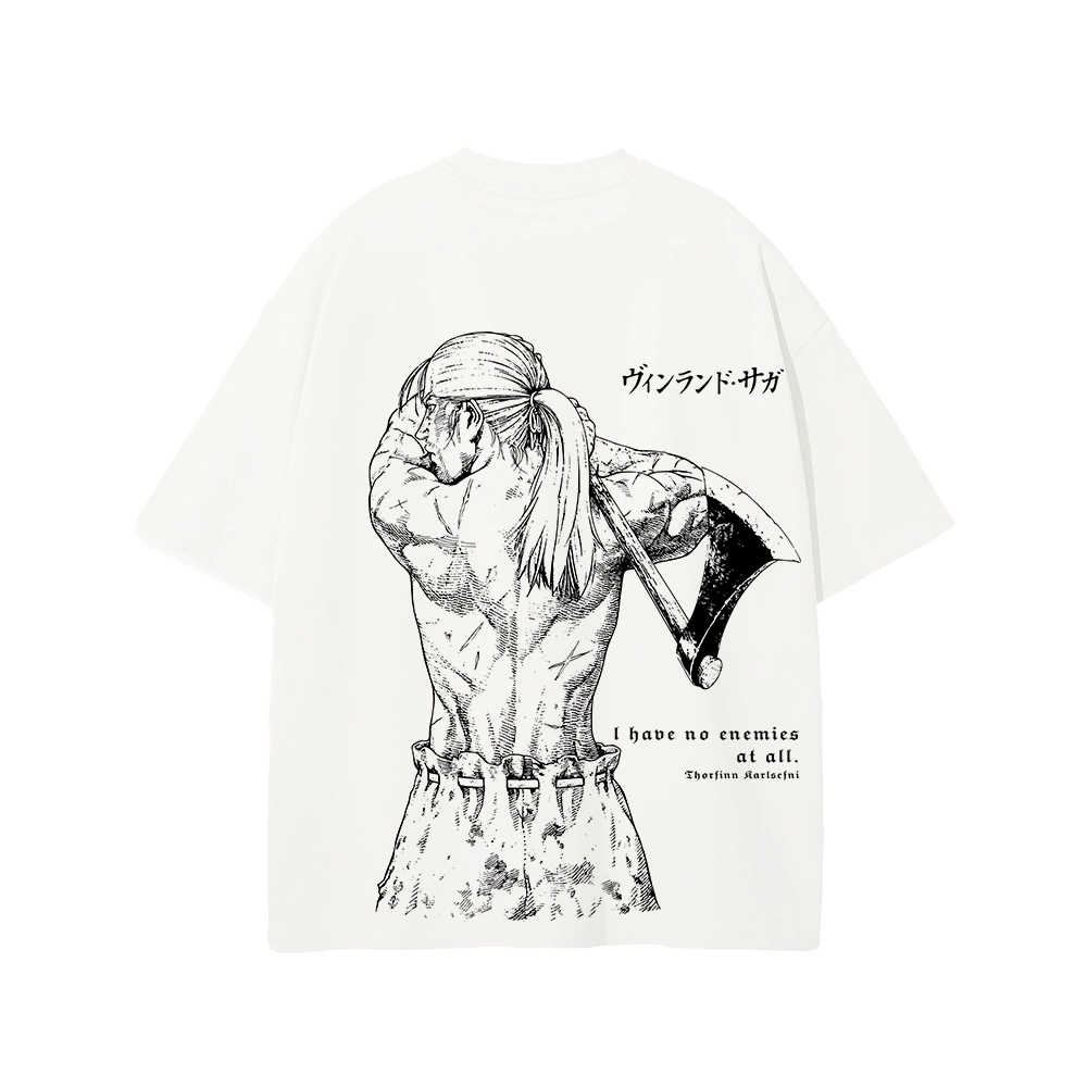 T-Shirt Oversize  | Thorfinn – no enemies | Vinland Saga