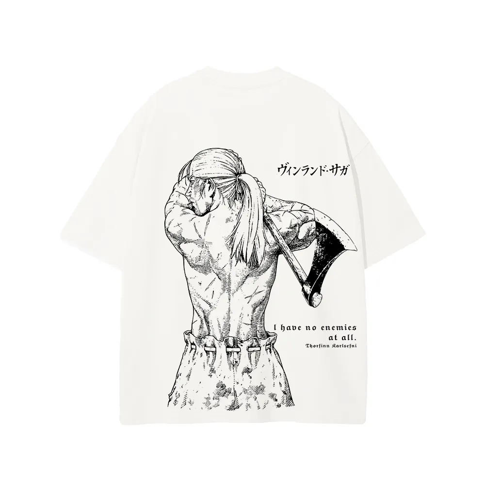 T-Shirt Oversize  | Thorfinn – no enemies | Vinland Saga