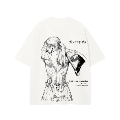 T-Shirt Oversize  | Thorfinn – no enemies | Vinland Saga