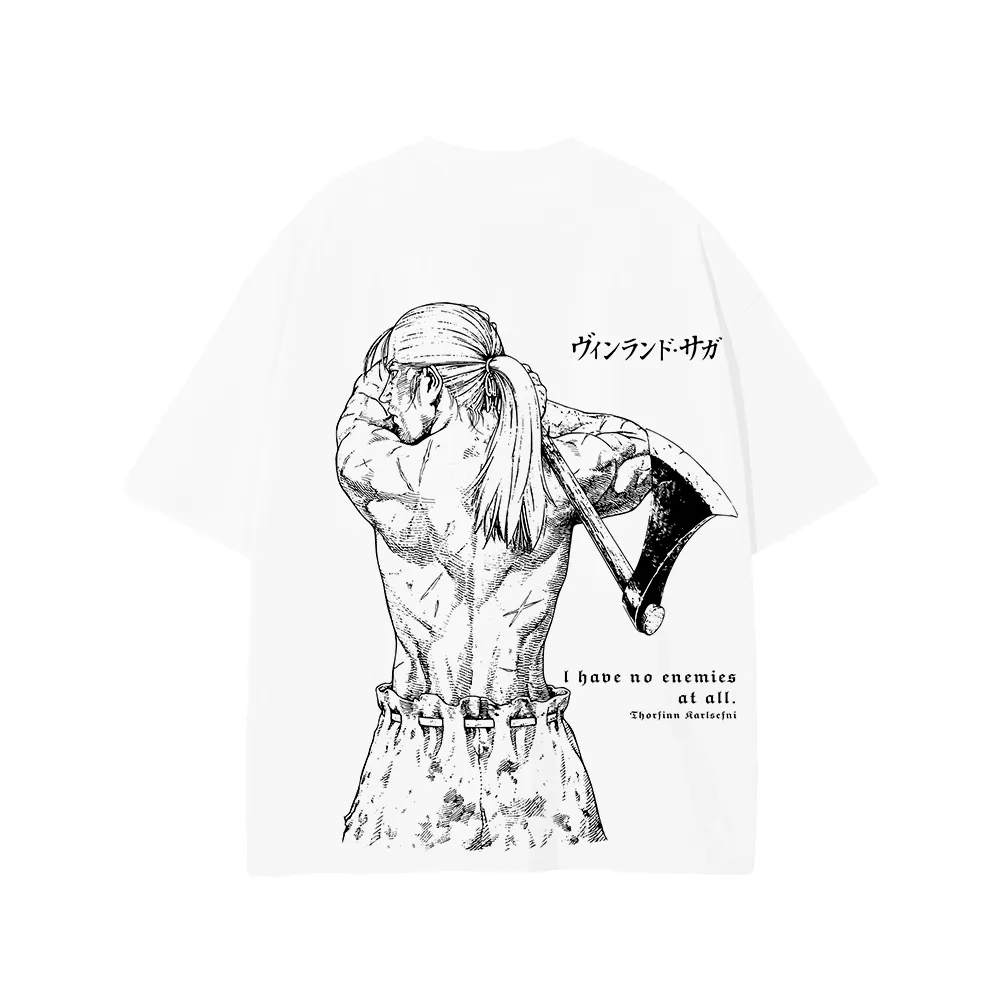 T-Shirt Oversize  | Thorfinn – no enemies | Vinland Saga