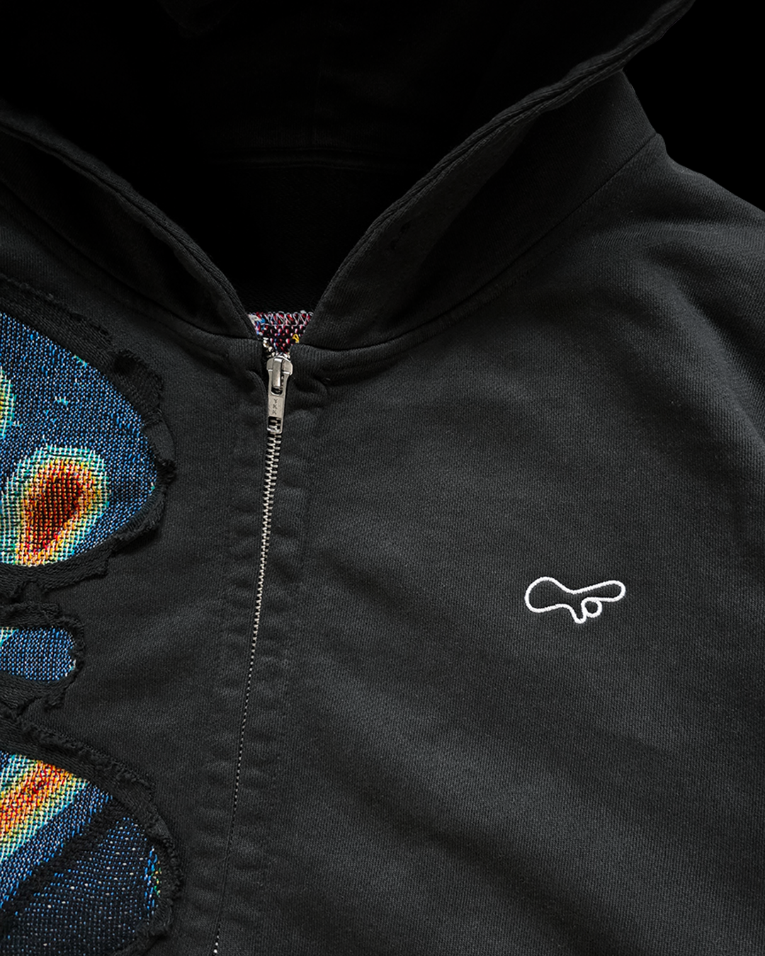 'PHASES' Classic Split Zip Hoodie