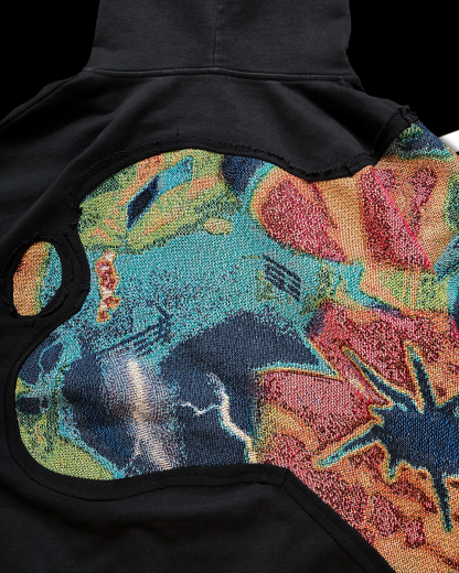 'PHASES' Classic Split Zip Hoodie