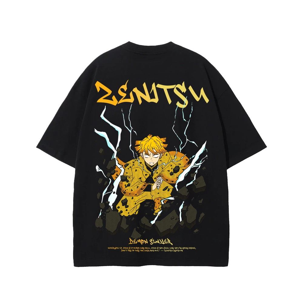 T-Shirt Oversize | Zenitsu | Demon Slayer