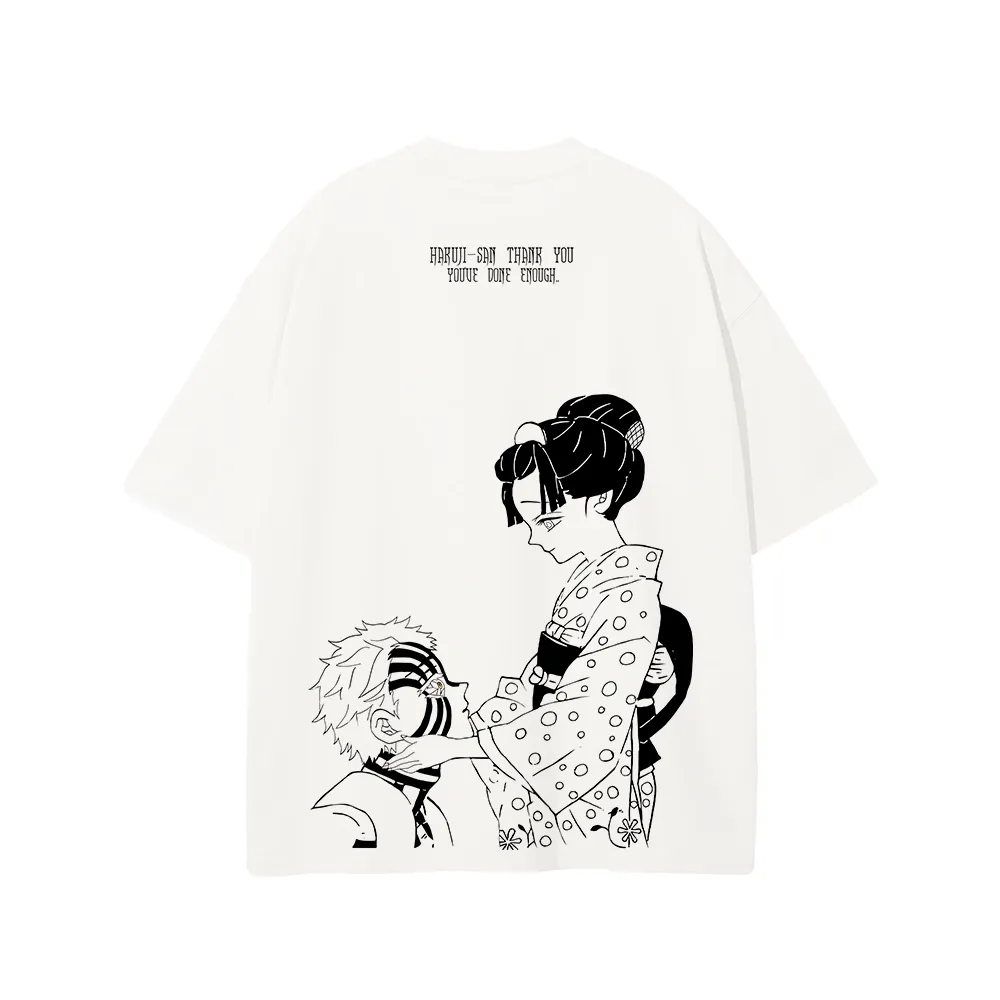 T-Shirt Oversize | Akaza x Koyuki | Demon Slayer