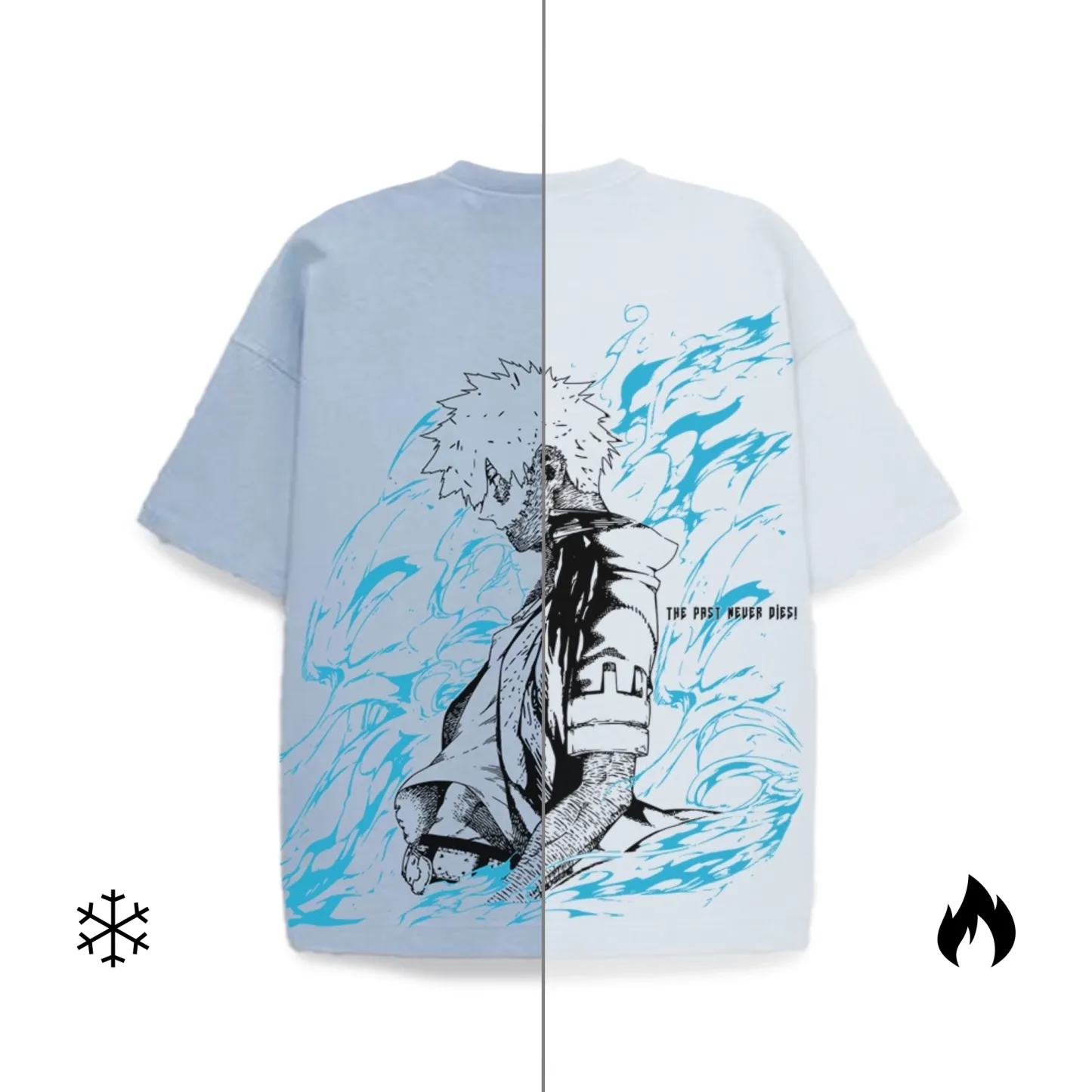 T-Shirt Oversize Thermochromic | Dabi | My Hero Academia