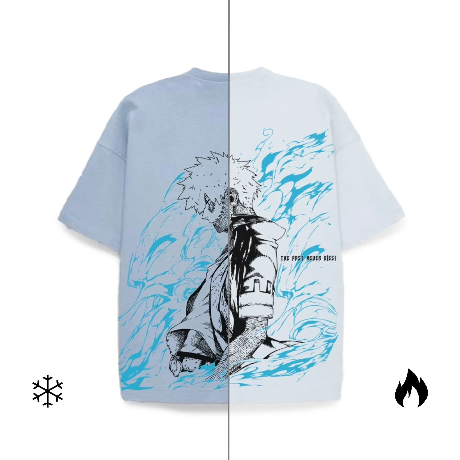 T-Shirt Oversize Thermochromic | Dabi | My Hero Academia