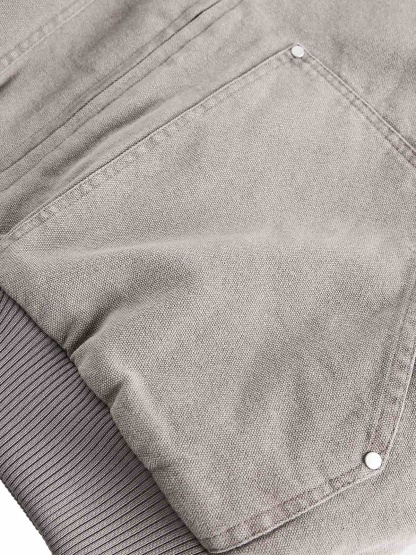 Thesupermade Fur Hooded Zip Up Quilted Jacket - 2510