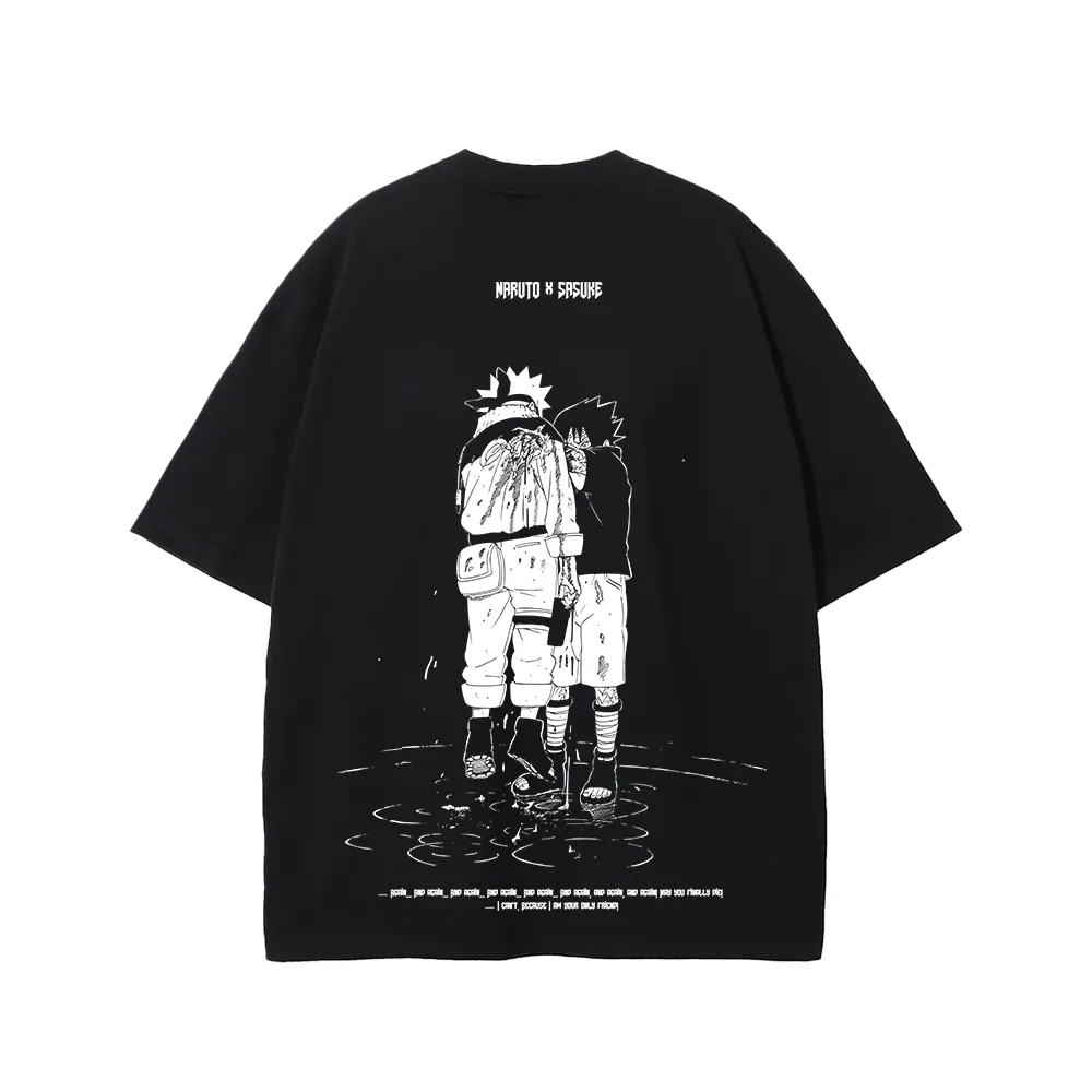 T-Shirt Oversize  | Naruto x Sasuke | Naruto
