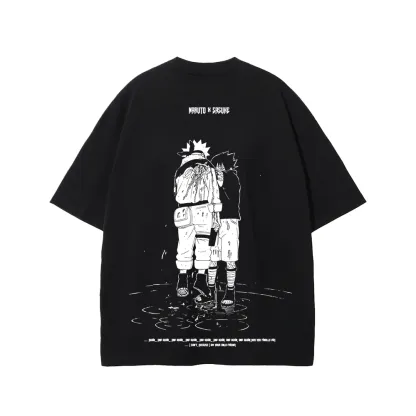 T-Shirt Oversize  | Naruto x Sasuke | Naruto