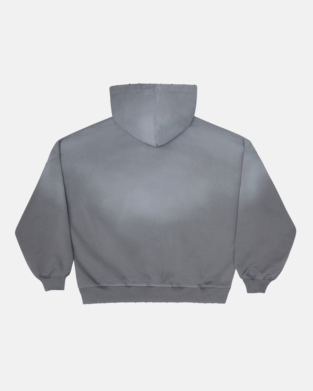 SCRIPT ZIP HOODIE ANTRACITE GREY