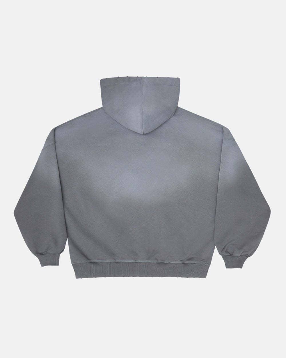 SCRIPT ZIP HOODIE ANTRACITE GREY
