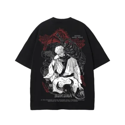 T-Shirt Oversize  | Ryomen Sukuna | Jujutsu Kaisen