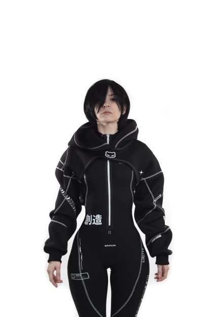 Cyber Black Suit (Suit, Short jacket)