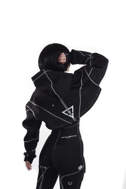 Cyber Black Suit (Suit, Short jacket)