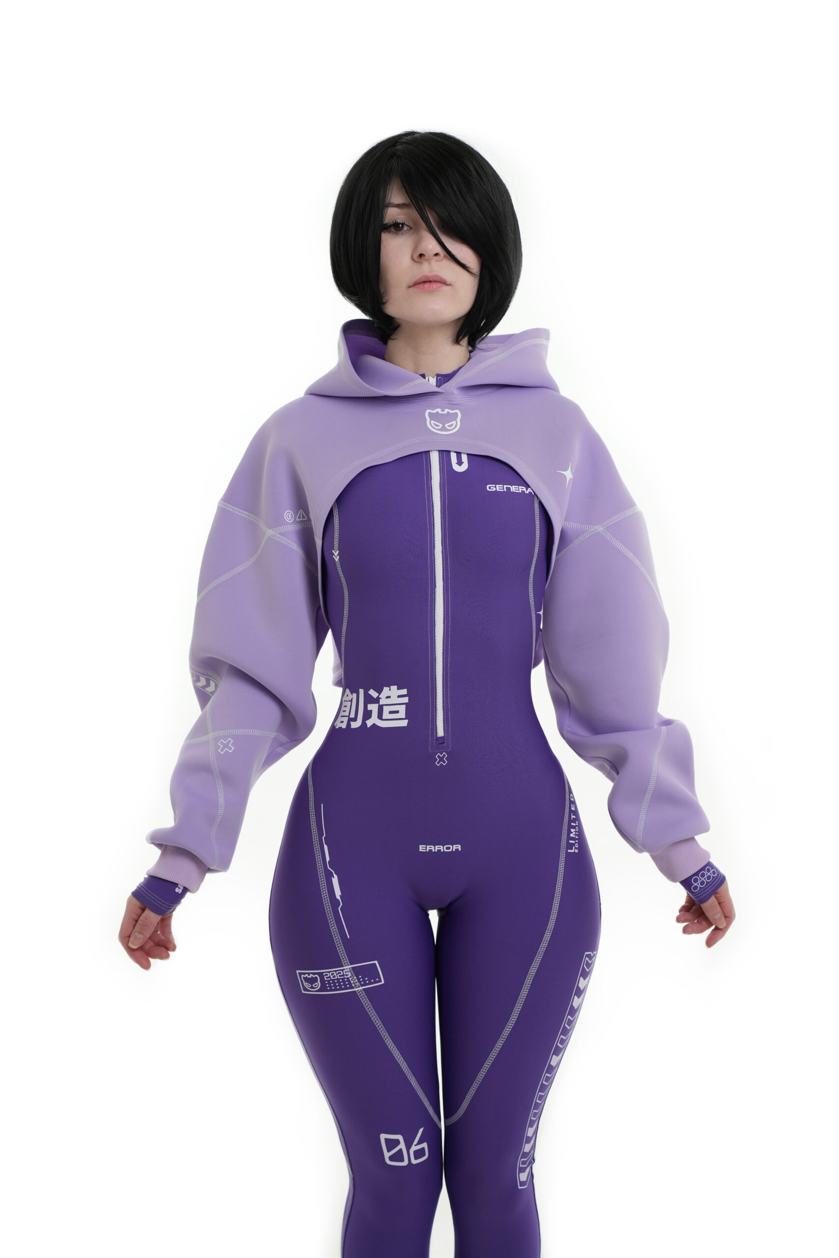 Violet Cyber Suit. Limited Edition(Suit, Short jacket)
