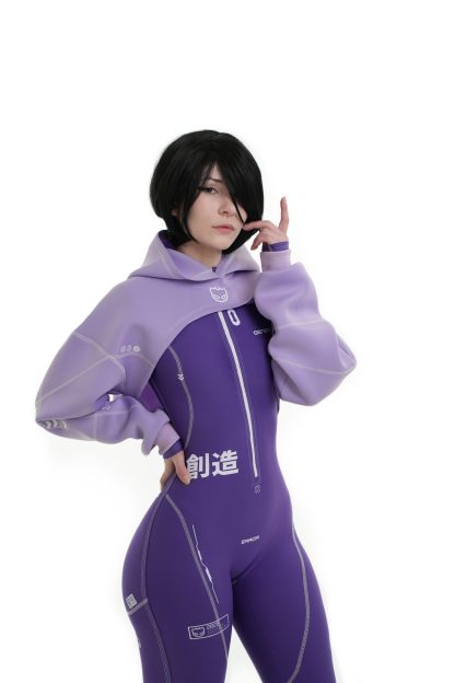 Violet Cyber Suit. Limited Edition(Suit, Short jacket)