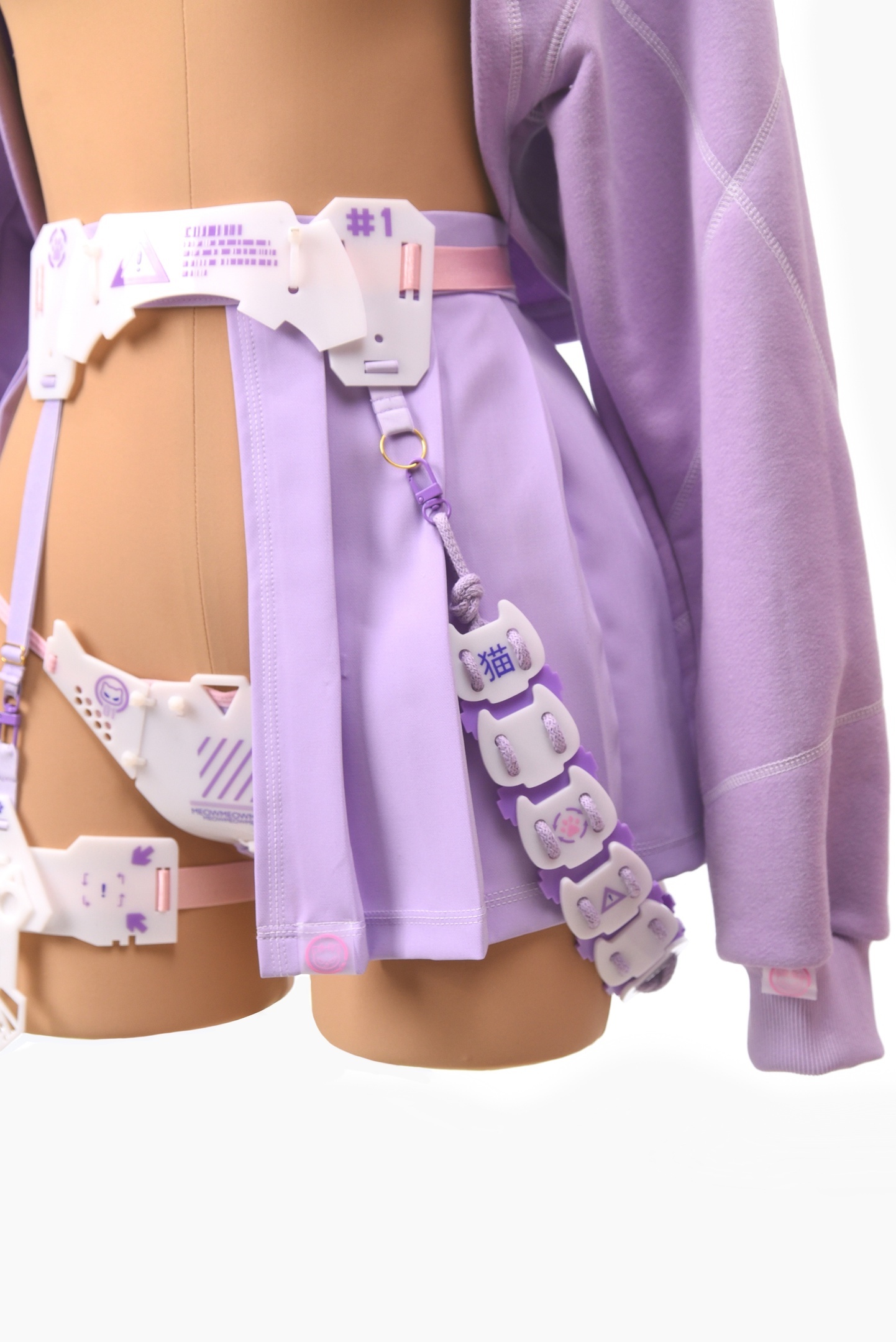 Purple Cyber Neko (Full Set)