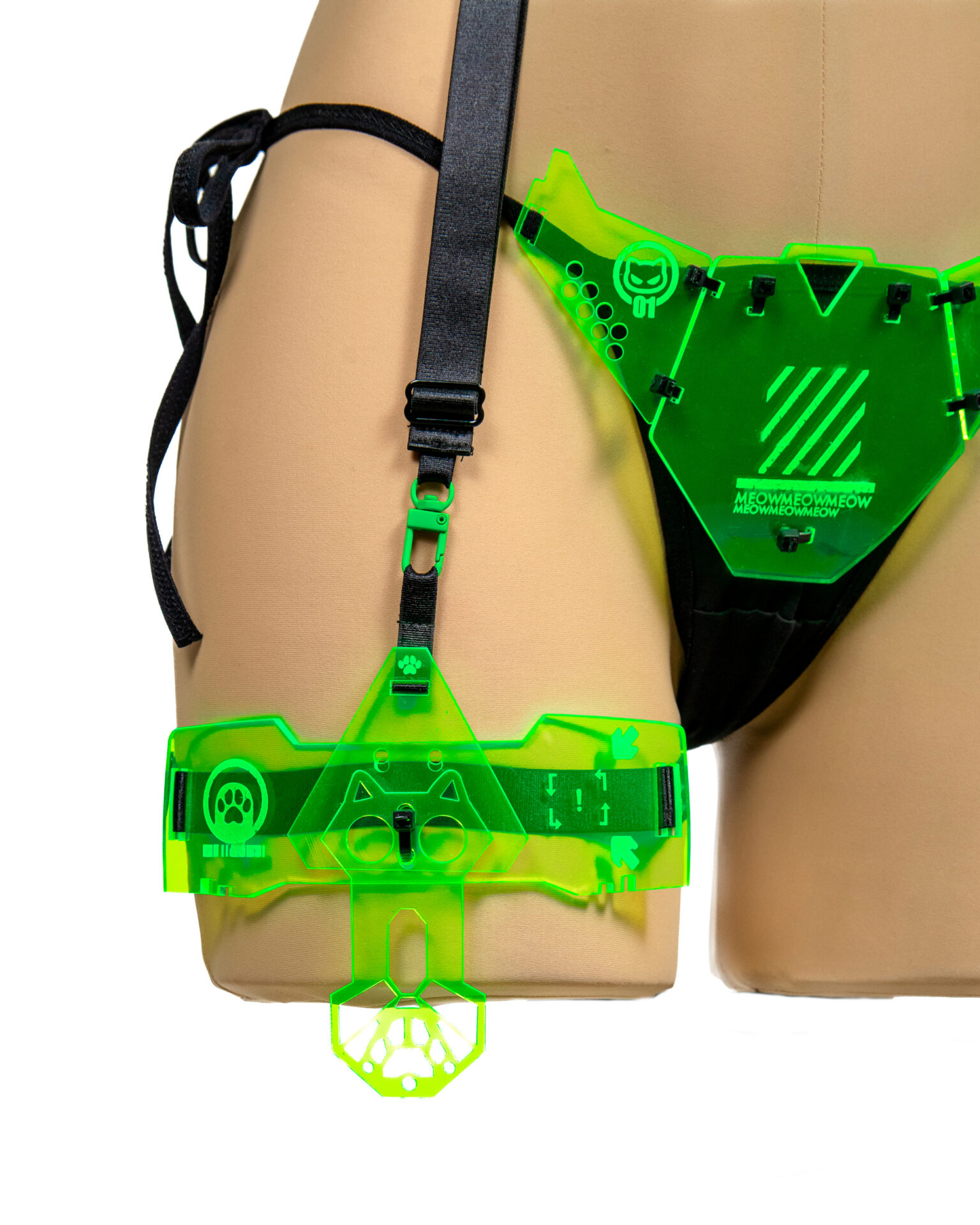 Neon Cyber Neko (Full Set)