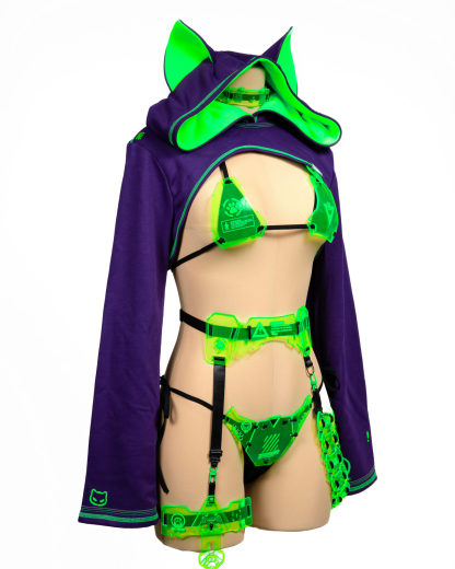 Neon Cyber Neko (Full Set)