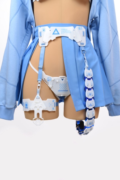 Sky Blue Cyber Neko (Full Set)