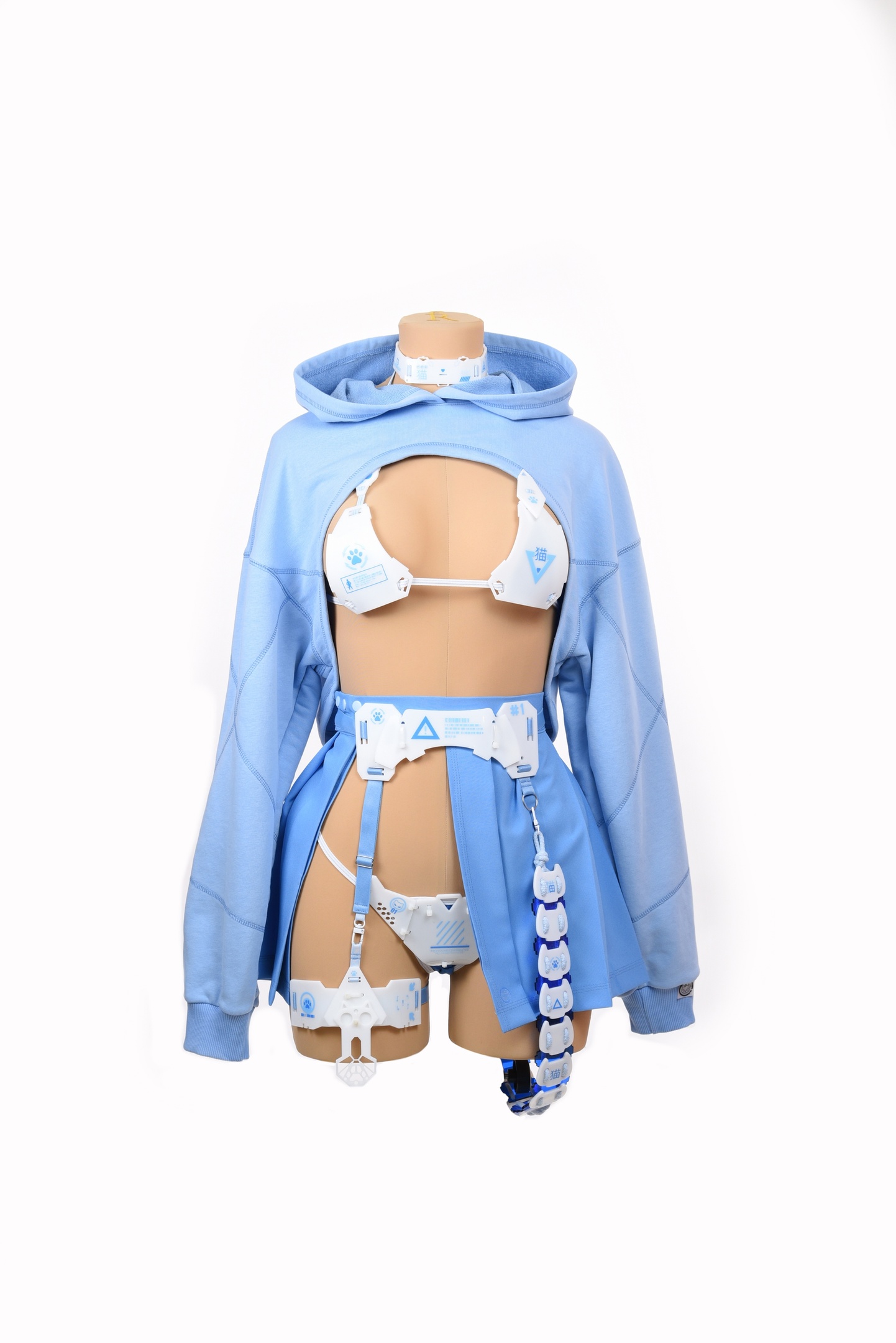 Sky Blue Cyber Neko (Full Set)