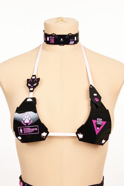 Black Pink Cyber Neko (Full Set)
