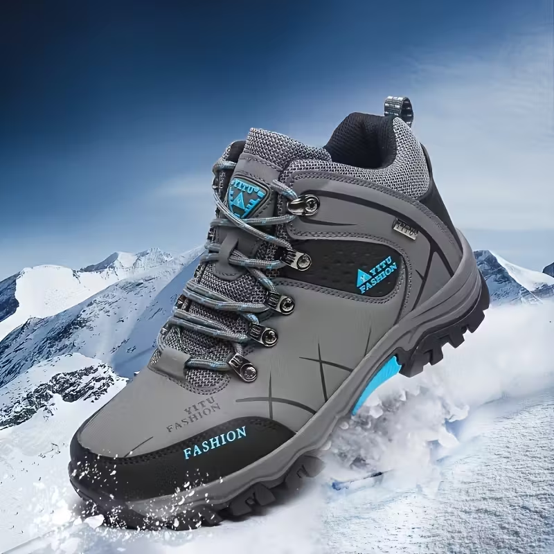 Men's outdoor waterproof mountaineering snow sports shoes