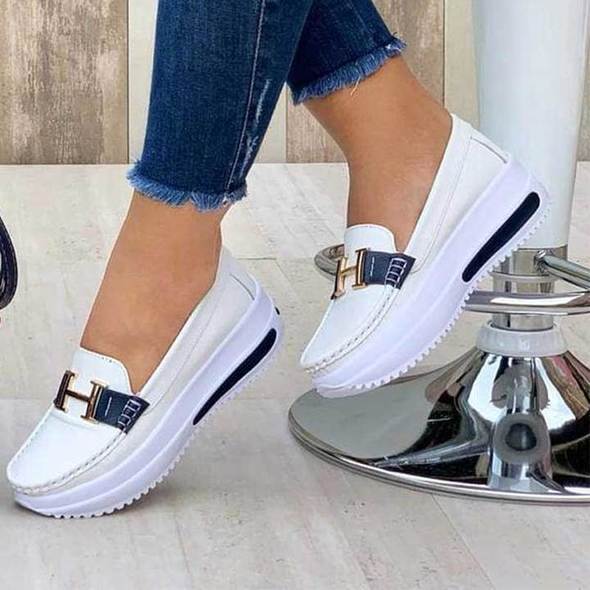 Women's Comfortable Platform Loafers