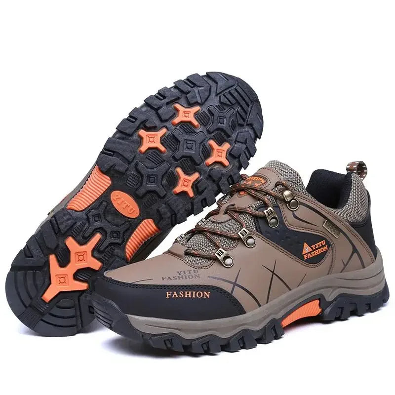 Men's outdoor waterproof mountaineering snow sports shoes