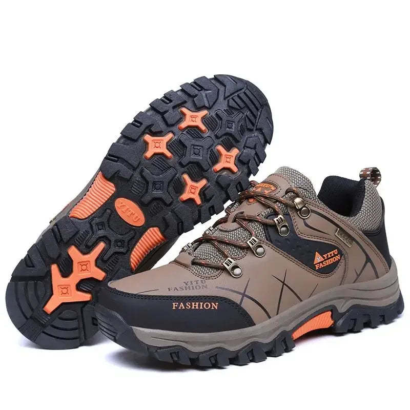 Men's outdoor waterproof mountaineering snow sports shoes