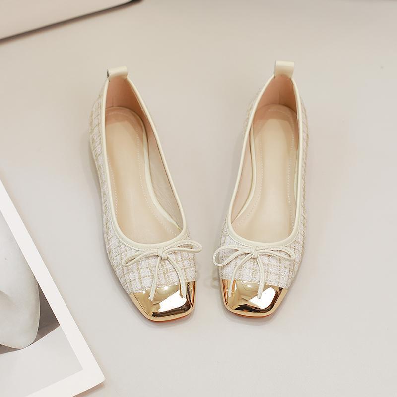 Comfortable Bow Ballet Flats for Women – Soft Flat Shoes for Spring & Summer