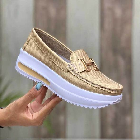 Women's Comfortable Platform Loafers