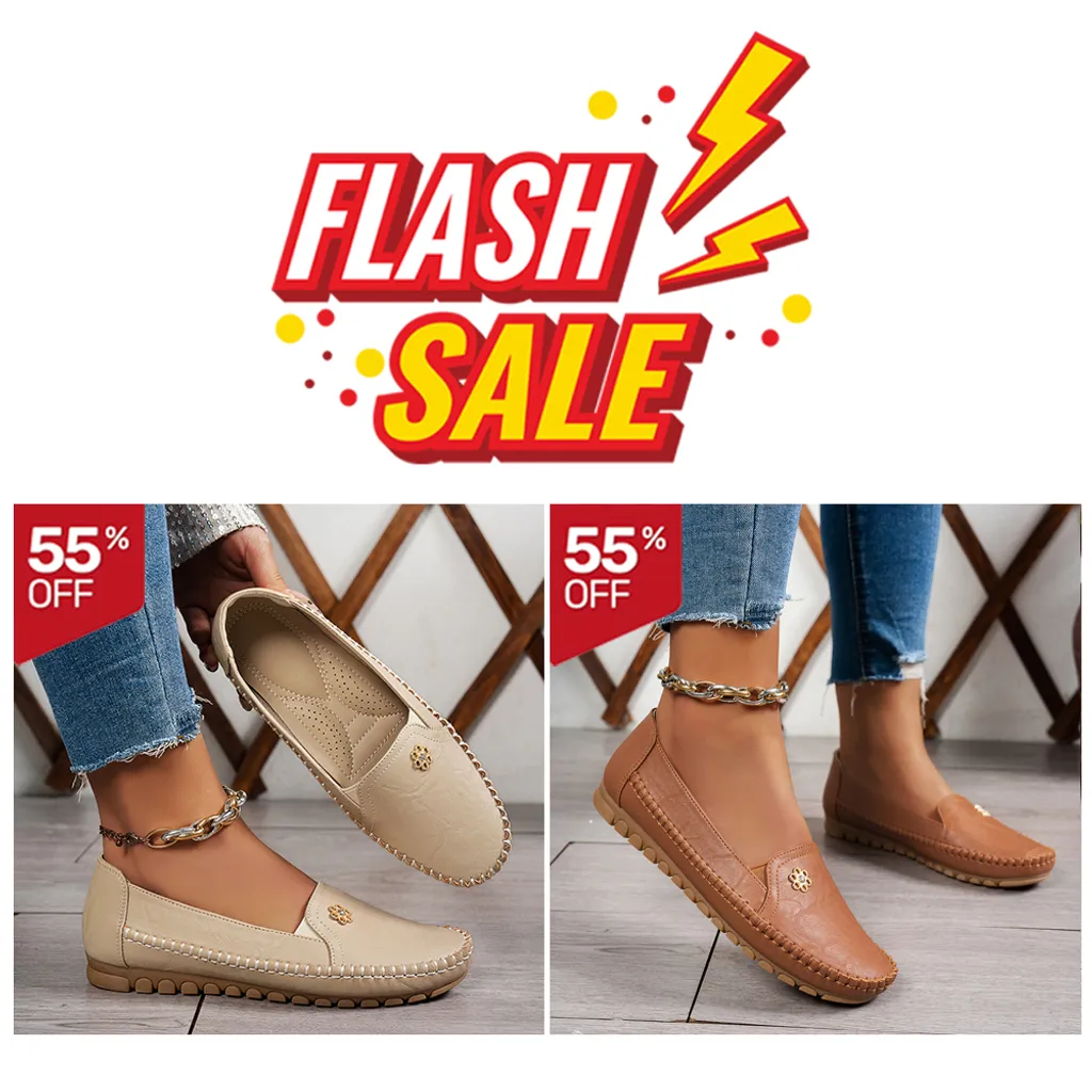 🔥Best Seller-Last Day Sale 60% OFF🔥 Orthopedic leather shoes, Lightweight, Anti-Slip, Breathable for Women