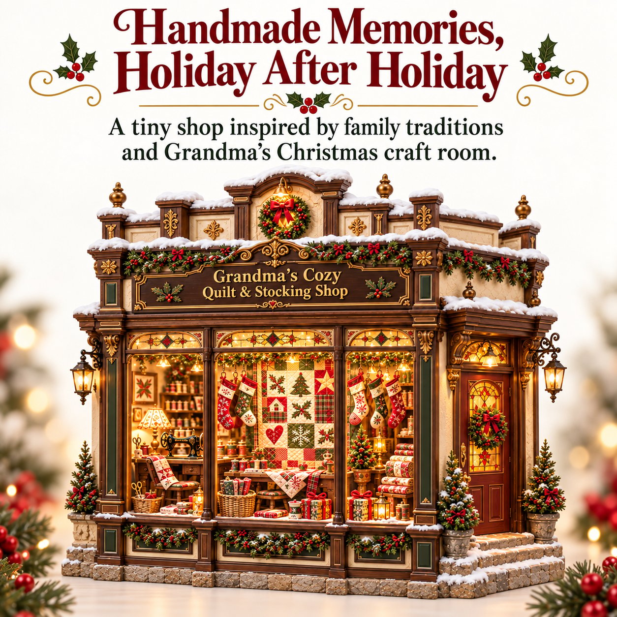 Handmade Christmas memories with Grandma