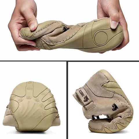 Barefoot Shoes Italian   Suede Velcro High Boots