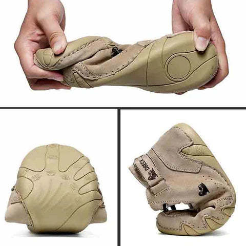 Barefoot Shoes Italian   Suede Velcro High Boots