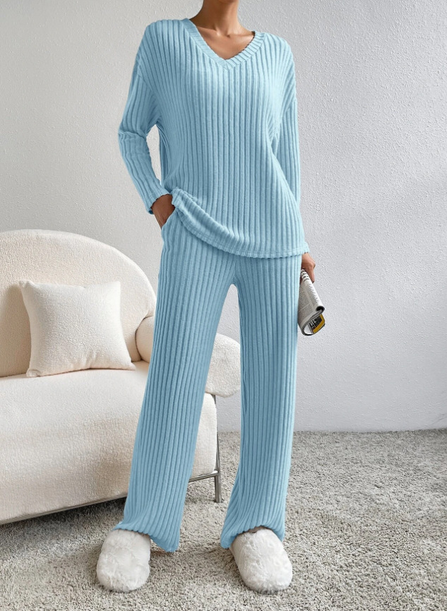 Women's 2-Piece Ribbed Knit Outfit