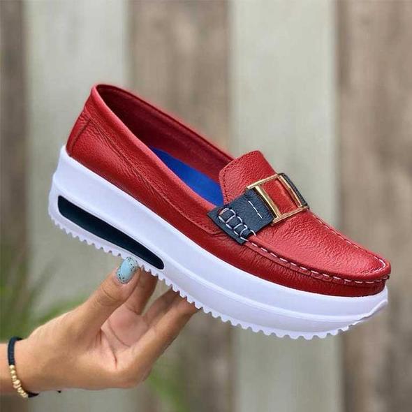 Women's Comfortable Platform Loafers