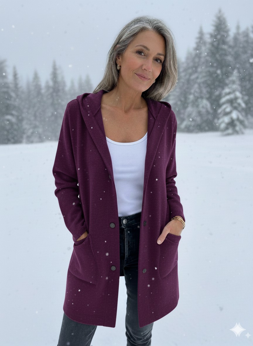 NEW🔥 Casual Single Breasted Hooded Jacket