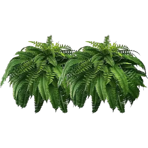 🔥 On Sale Only Today 🌱 UV Resistant Ferns Artificial Plants Large for Planters, Office & Home Decor, Outdoor & Indoor