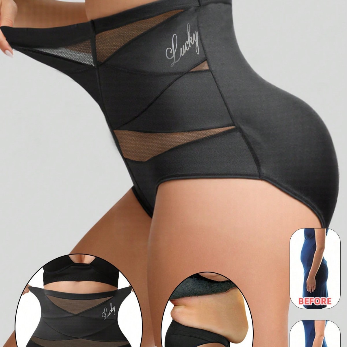High-Waist Tummy Control Shaping Panty for Postpartum & Curvy Women