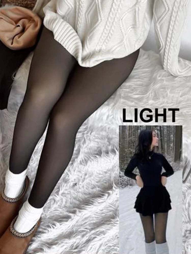🔥MAGIC Bare-Leg Look Fleece Lined Tights☁️