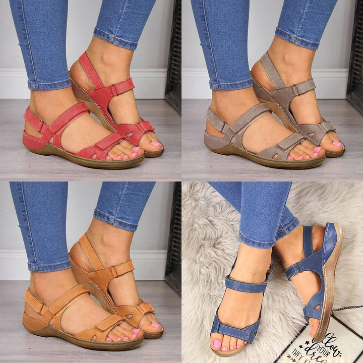 Premium Orthopaedic Open Toe Sandals Anti-Slip Breathable Plantar Fasciitis Sandals