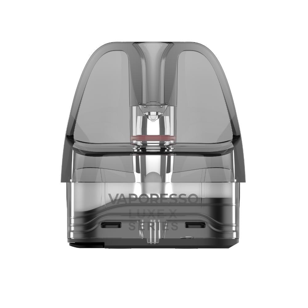 VAPORESSO LUXE X Pod, transparent pod with visible liquid, LUXE X SERIES