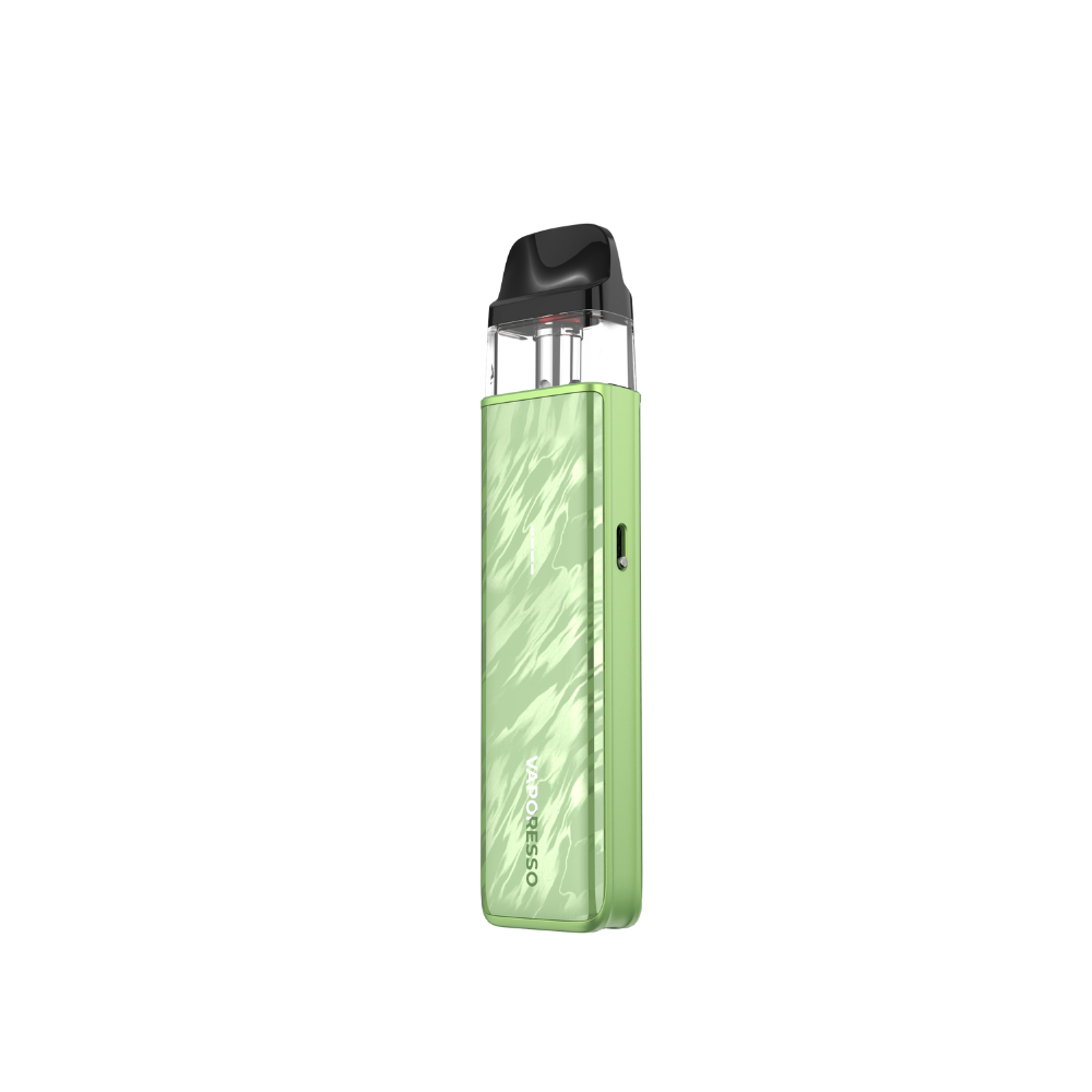 VAPORESSO XROS 5 Mini vape in light green with marbled design