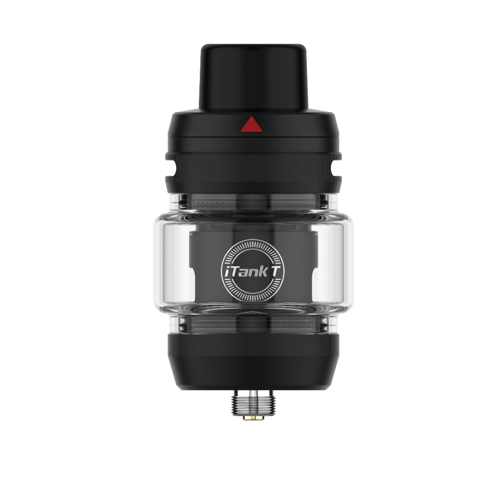 VAPORESSO iTank T (6ml) with clear glass and black accents, featuring the iTank T logo